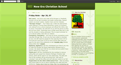 Desktop Screenshot of newerachristian.blogspot.com