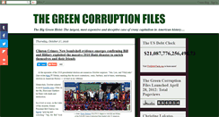 Desktop Screenshot of greencorruption.blogspot.com