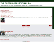 Tablet Screenshot of greencorruption.blogspot.com