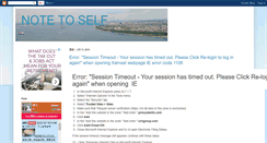 Desktop Screenshot of notetomeself.blogspot.com