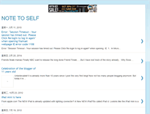 Tablet Screenshot of notetomeself.blogspot.com