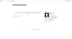 Desktop Screenshot of newyorkstreet.blogspot.com