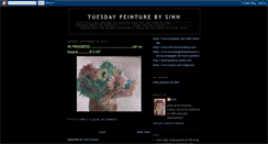 Desktop Screenshot of dailypeinture.blogspot.com