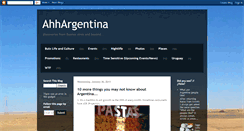 Desktop Screenshot of ahhargentina.blogspot.com