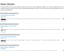 Tablet Screenshot of music-omatic.blogspot.com