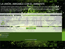 Tablet Screenshot of amigosdelambiente-launion.blogspot.com