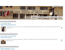 Tablet Screenshot of derechoperuano.blogspot.com