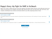 Tablet Screenshot of fightforpoppypage.blogspot.com