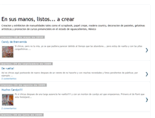Tablet Screenshot of creacionesglezy.blogspot.com
