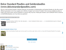 Tablet Screenshot of dolcestandardpoodles.blogspot.com