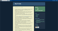Desktop Screenshot of big-12-ncaa.blogspot.com