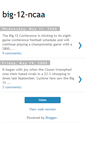 Mobile Screenshot of big-12-ncaa.blogspot.com