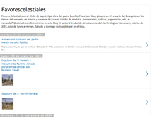 Tablet Screenshot of favorescelestiales.blogspot.com