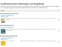 Tablet Screenshot of landfrauen-hohenaspe.blogspot.com