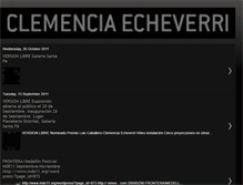 Tablet Screenshot of clemenciaecheverri.blogspot.com