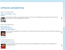 Tablet Screenshot of la-opinion-argentina.blogspot.com