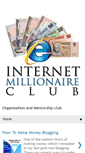 Mobile Screenshot of internetmillionaireclubng.blogspot.com