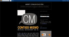 Desktop Screenshot of mbbpcomunicacion.blogspot.com