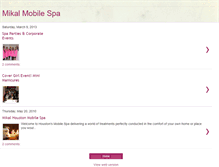 Tablet Screenshot of mikalhoustonmobilespa.blogspot.com