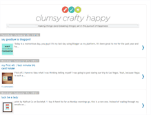 Tablet Screenshot of clumsycraftyhappy.blogspot.com