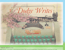 Tablet Screenshot of dodgewrites.blogspot.com