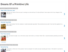 Tablet Screenshot of dreamsofaprimitivelife.blogspot.com