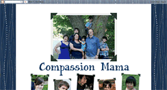 Desktop Screenshot of compassionmama.blogspot.com