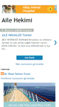 Mobile Screenshot of ailehekimiyim.blogspot.com
