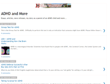 Tablet Screenshot of adhdandmore.blogspot.com