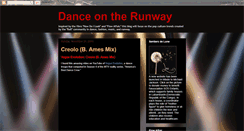 Desktop Screenshot of danceontherunway.blogspot.com
