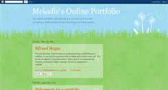 Desktop Screenshot of melodieonlineportfolio.blogspot.com