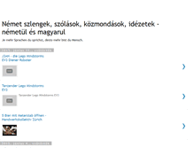 Tablet Screenshot of egykisnemet.blogspot.com