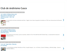 Tablet Screenshot of clubdeandinismocusco.blogspot.com