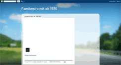 Desktop Screenshot of familienchronik1870.blogspot.com