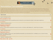 Tablet Screenshot of matematicasunivalle.blogspot.com