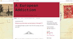 Desktop Screenshot of aeuropeanaddiction.blogspot.com