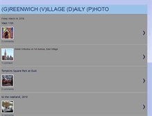 Tablet Screenshot of greenwichvillagenydailyphoto.blogspot.com
