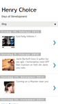 Mobile Screenshot of henrychoice.blogspot.com