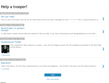Tablet Screenshot of help-a-trooper.blogspot.com