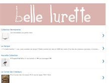 Tablet Screenshot of belleluretteparis.blogspot.com