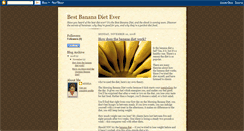 Desktop Screenshot of bestbananadiet.blogspot.com