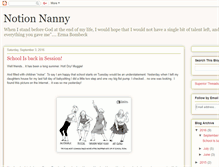 Tablet Screenshot of notionnanny.blogspot.com