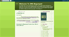 Desktop Screenshot of imsbegumpet.blogspot.com