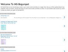 Tablet Screenshot of imsbegumpet.blogspot.com