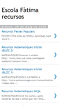 Mobile Screenshot of escolafatimarecursos.blogspot.com
