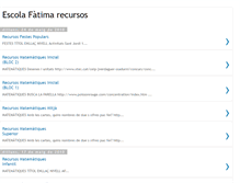 Tablet Screenshot of escolafatimarecursos.blogspot.com