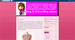 Desktop Screenshot of findinganddiscarding.blogspot.com