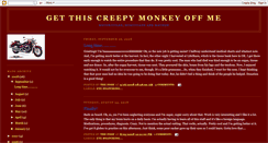 Desktop Screenshot of getthiscreepymonkeyoffme.blogspot.com