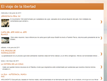 Tablet Screenshot of elviajedelalibertad.blogspot.com