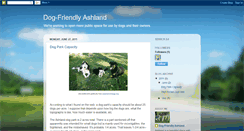 Desktop Screenshot of dogfriendlyashland.blogspot.com